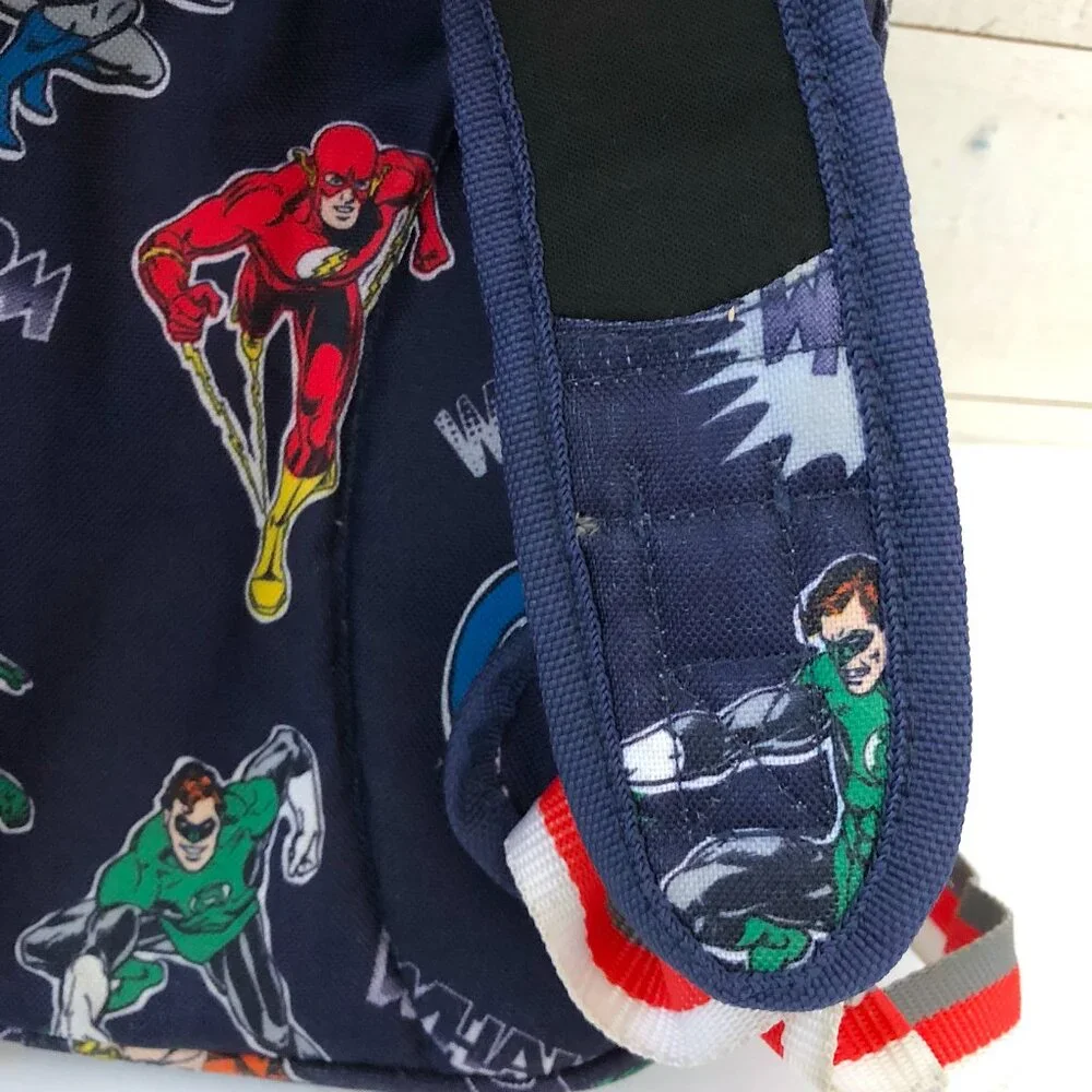 Pottery Barn Kids Justice League Backpack Batman Superman Flash DC Comics